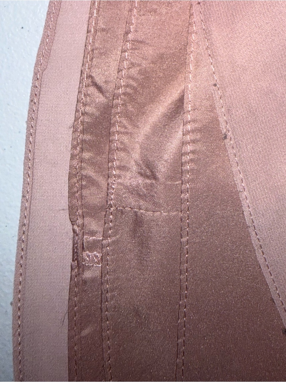 Revelry Pink One Shoulder Chiffon Bridesmaid Maxi Dress Formal Gown size 10 - Picture 8 of 9